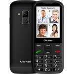 Telefon CPA Halo 28 Senior černý s nabíjecím stojánkem