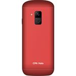 Telefon CPA Halo 28 Senior červený s nabíjecím stojánkem