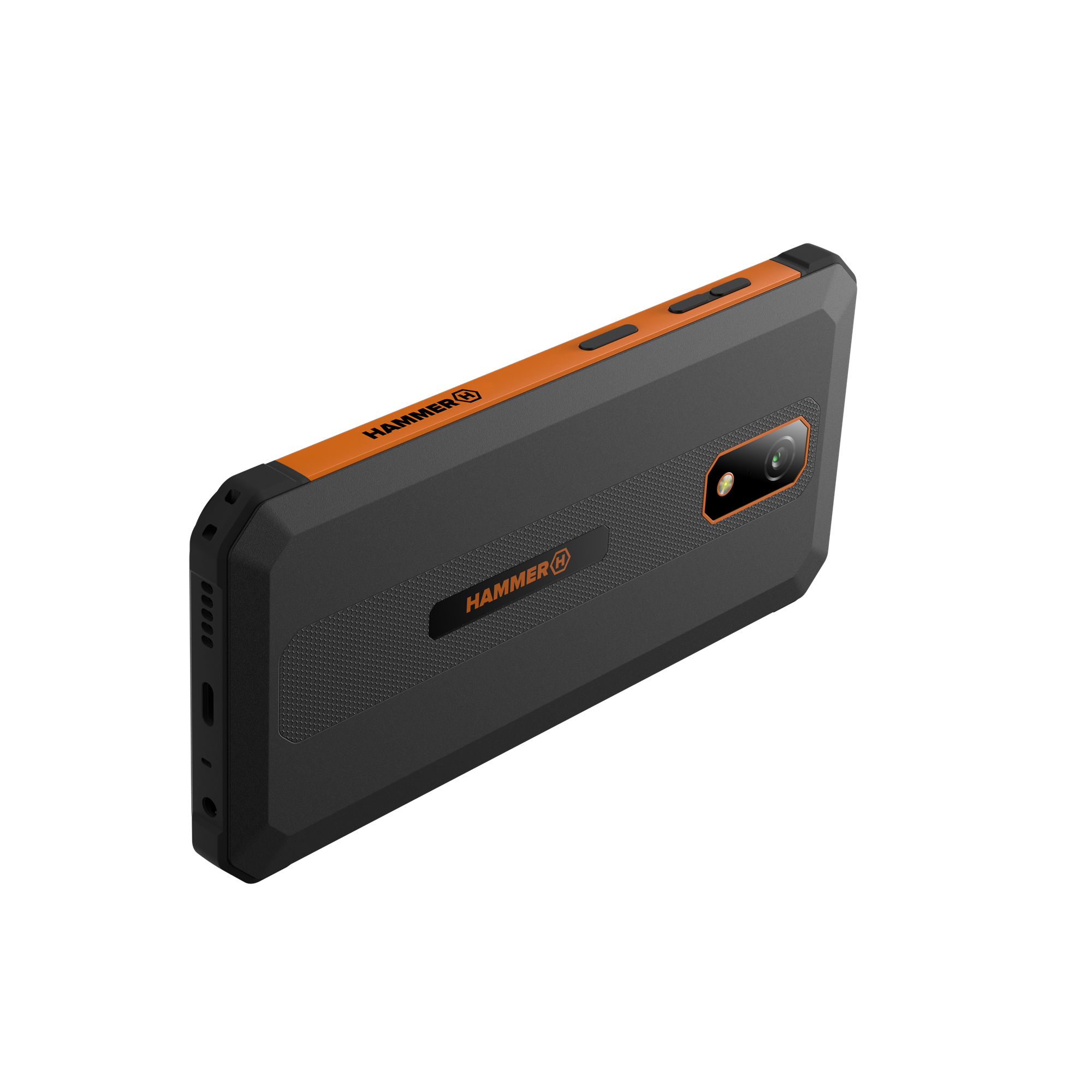 Telefón myPhone Hammer Iron Va v oranžovej farbe