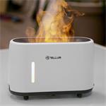 Tellur flame aroma difuzér, 240 ml, LED, bílá