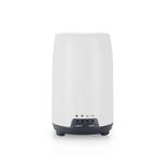Tellur plameňový aróma difuzér, 240 ml, LED, biely