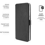 Tematické puzdro typu kniha pre Xiaomi Redmi 10C, čierne