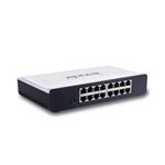 Tenda S16 - 16x 10/100 Mbps Fast Ethernet Switch, bez ventilátora, stolný