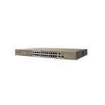 Tenda TEF1126P-24-410W PoE AF / AT switch - 24x PoE 100 Mb/s + 2x Uplink 1Gb/s RJ45/SFP,PoE+ 370W