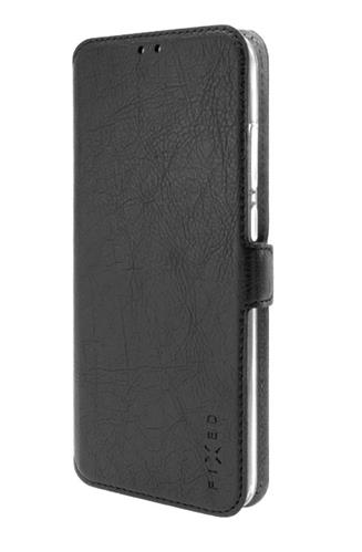 Tenké puzdro typu kniha FIXED Topic pre Samsung Galaxy A20s, čierne FIXTOP-593-BK