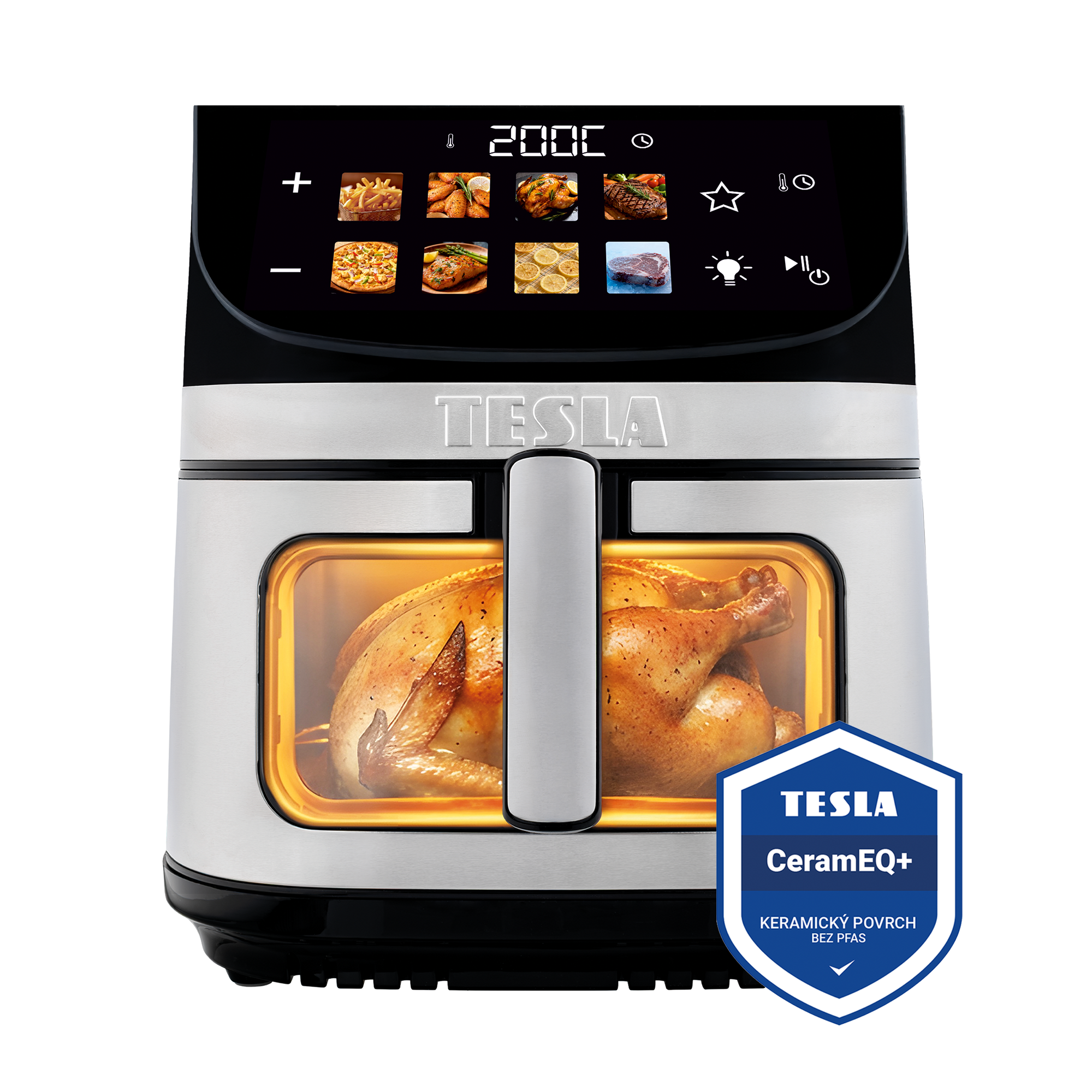 Teplovzdušná fritéza TESLA AirCook DualHeat QD73 XXL