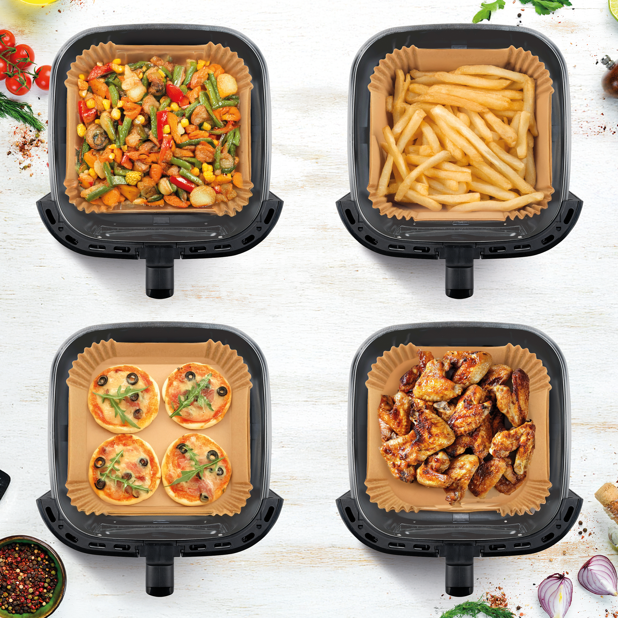Teplovzdušná fritéza TESLA AirCook DualHeat QD73 XXL