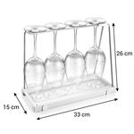 Tescoma Držák sklenic na víno s odkapávačem FlexiSPACE, 330 x 148 mm  