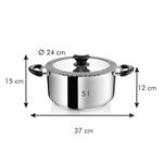 Tescoma Kastról s vekom SmartCOVER 24 cm, 5 l