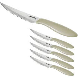 Tescoma Nůž steakový PRESTO 12 cm, 6 ks, béžová  
