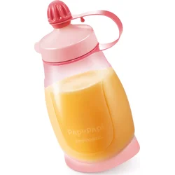 Tescoma Pružná láhev PAPU PAPI 200 ml, se lžičkou, růžová  