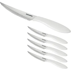 Tescoma Steakový nôž PRESTO 12 cm, 6 ks, biely