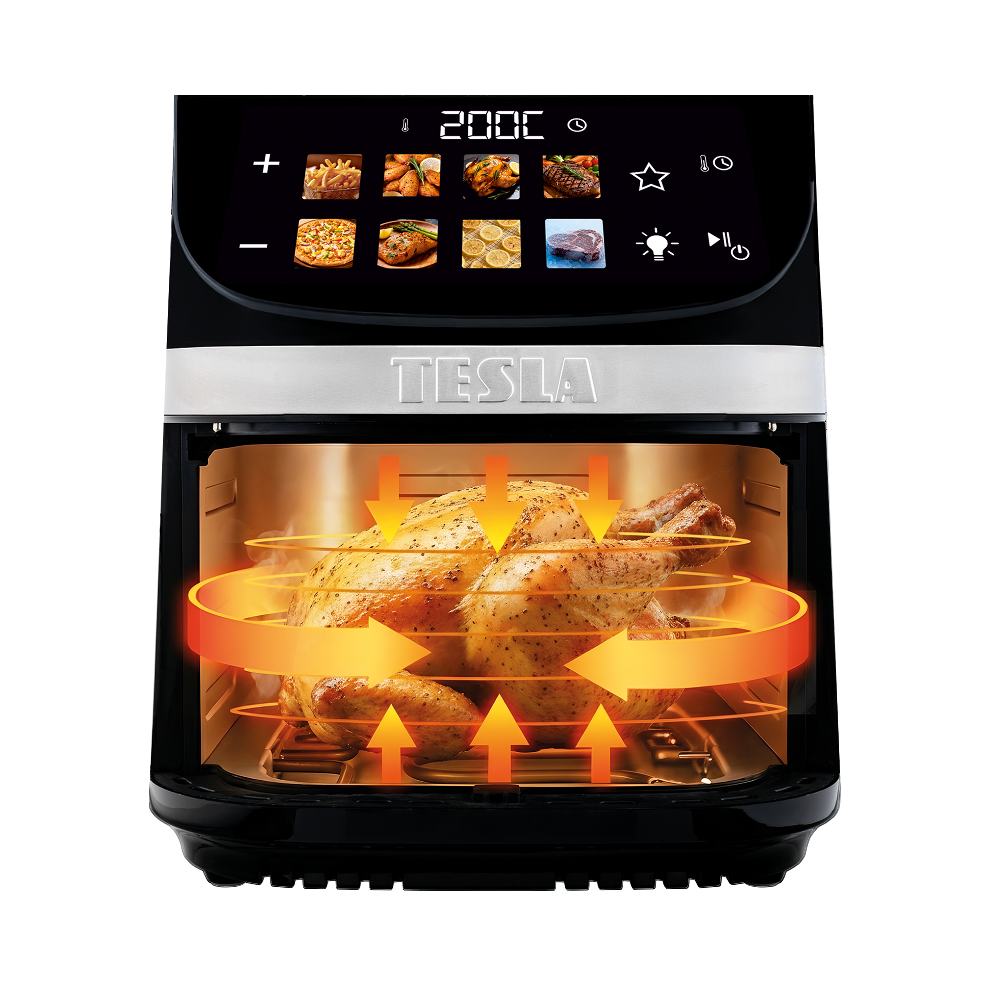 TESLA AirCook DualHeat QD464 XXL dvojitá teplovzdušná fritéza