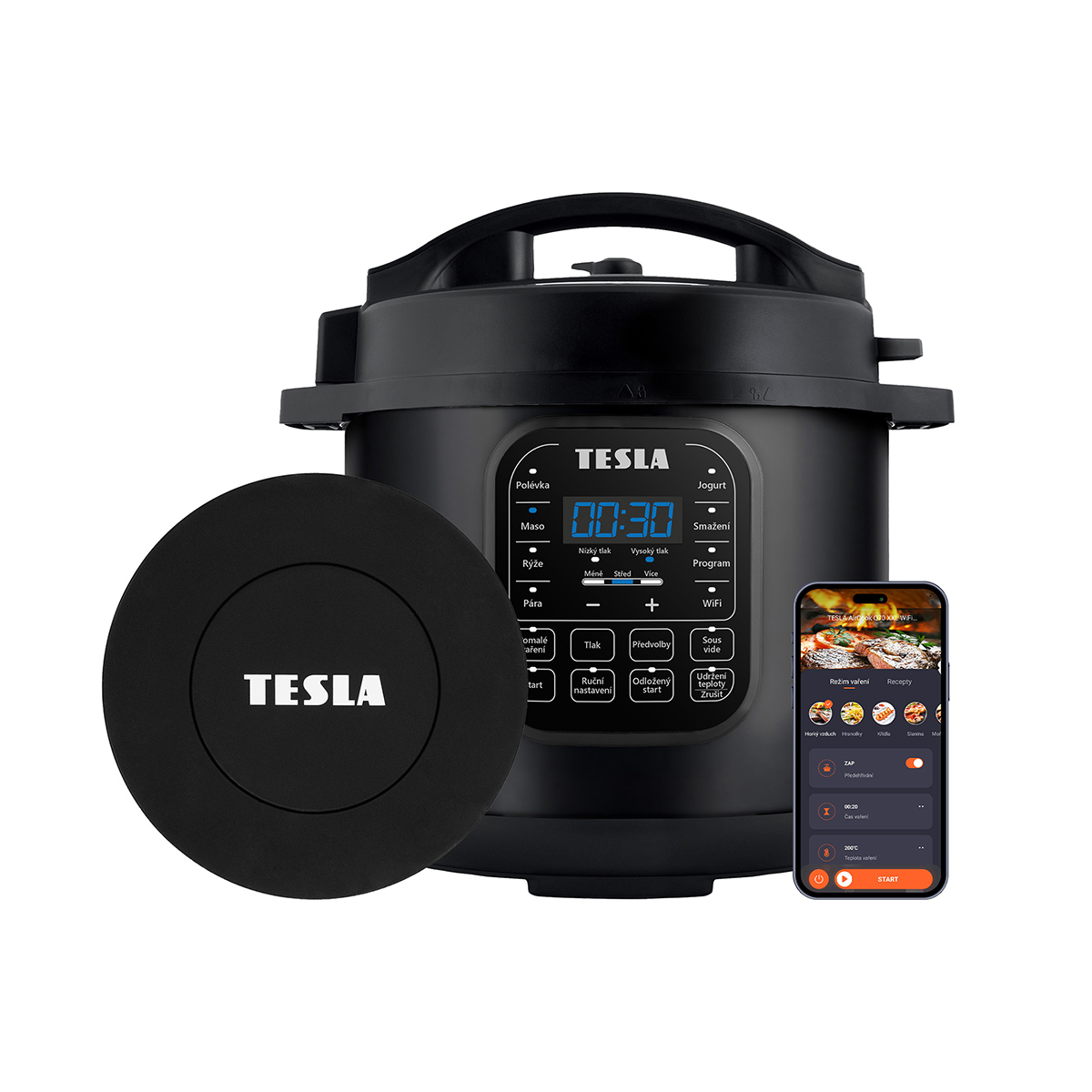 TESLA EliteCook K70 Ultra - multifunkční elektrický tlakový hrnec