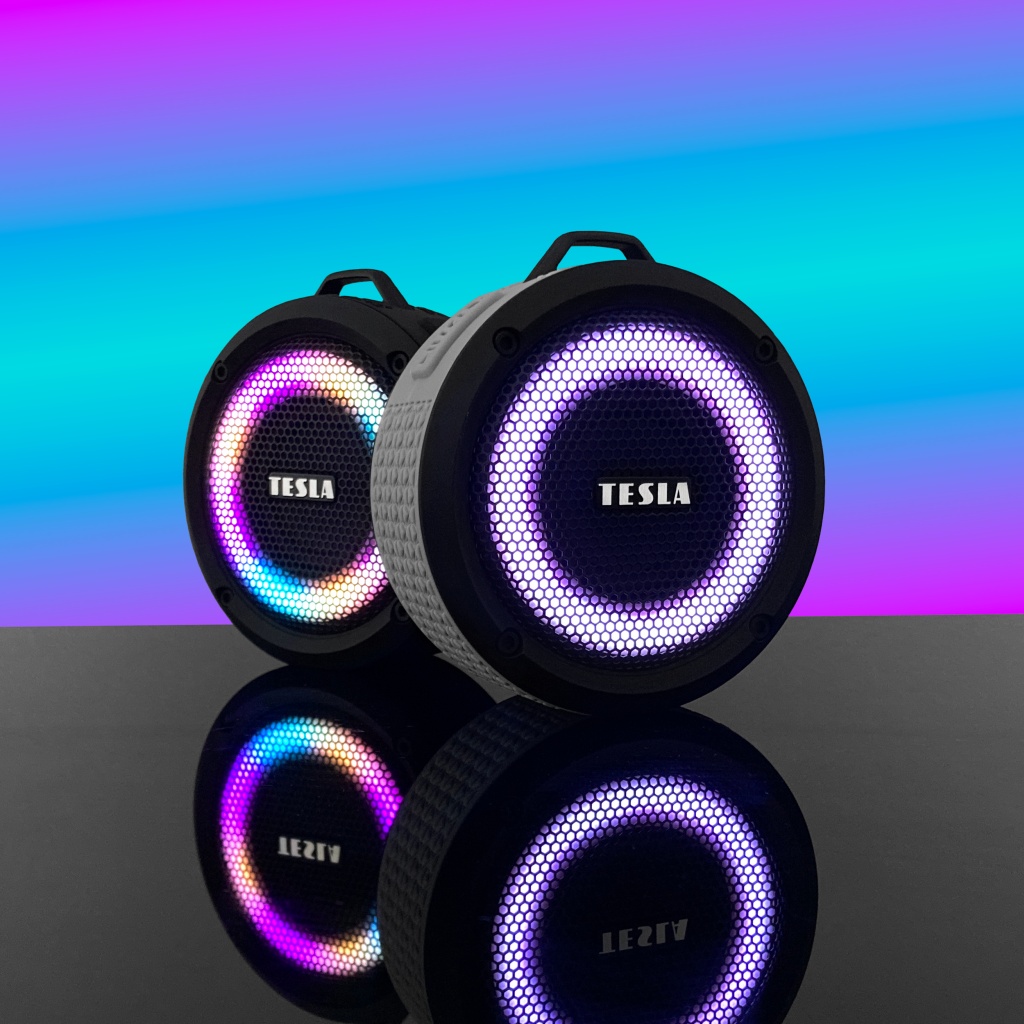TESLA Sound BS60 – bezdrôtový Bluetooth reproduktor, sivý