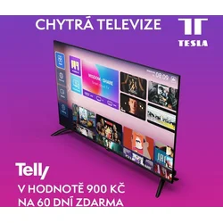 TESLA TV - Telly TV v hodnotě 900 Kč na 60 dní zdarma