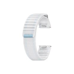 Textilný remienok Samsung pre hodinky Watch 7 veľkosti M/L modrý a biely