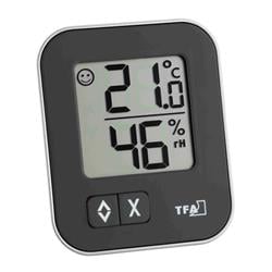 TFA 30.5026.01 - Digitální teploměr s vlhkoměrem MOXX - černý