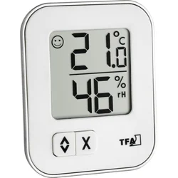 TFA 30.5026.02 - Digitální teploměr s vlhkoměrem  MOXX - bílý