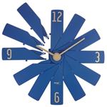 TFA 60.3020.06 - Dizajnové nástenné hodiny CLOCK IN THE BOX - modré