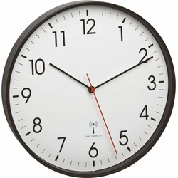 TFA 60.3537.01 - Nástenné hodiny s rádiovým signálom - čierne