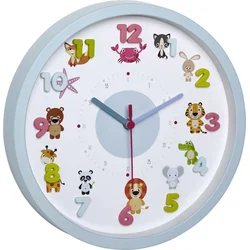 TFA detské nástenné hodiny 60.3051.14 LITTLE ANIMALS TFA60.3051.14