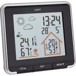 TFA domáca meteostanica s predpoveďou počasia 35.1153.01 LIFE - čierna TFA35.1153.01