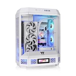 THERMALTAKE Case The Tower 600, ATX, Průhledná bočnice, 2x 140mm Fan, bílá