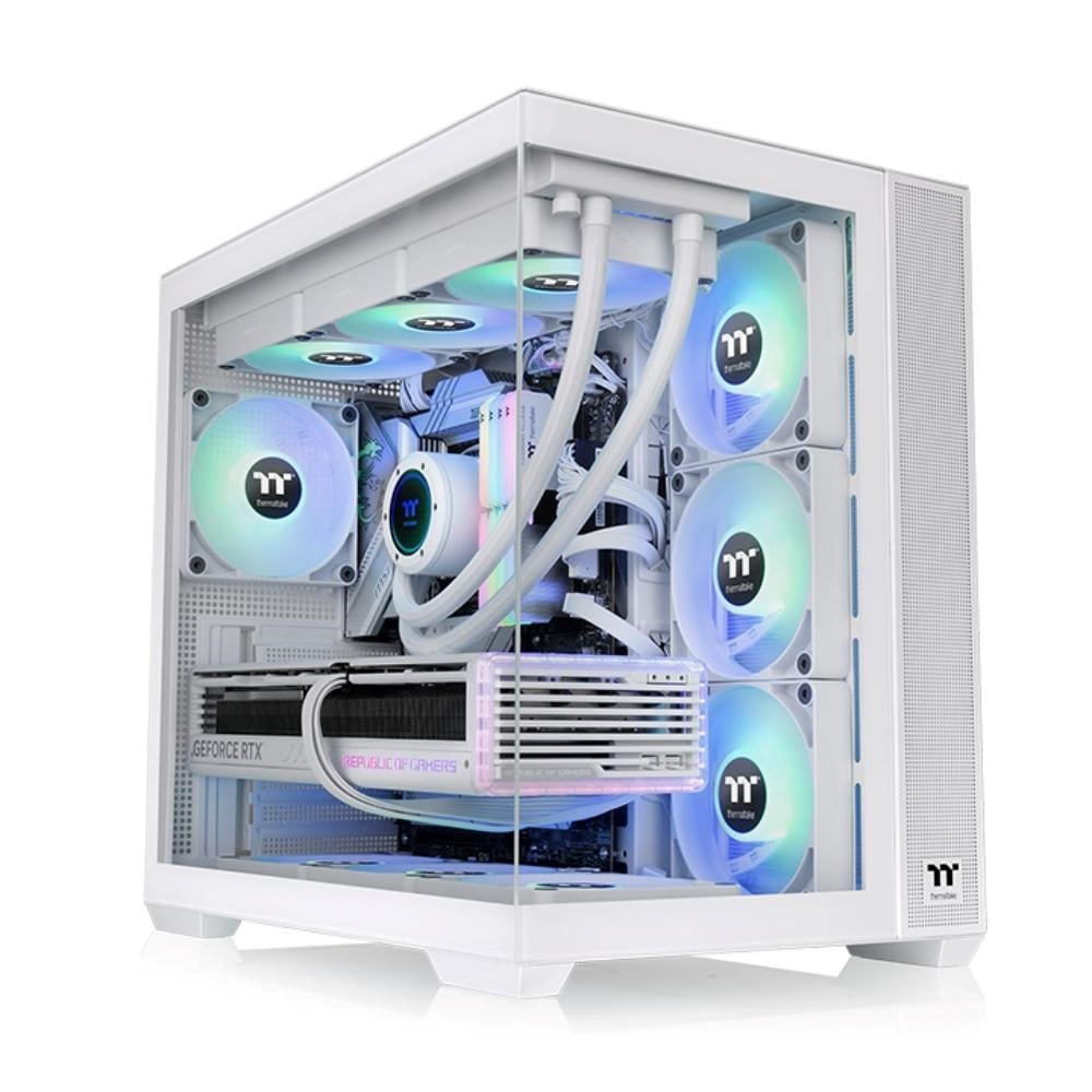 THERMALTAKE View 380 TG ARGB, bílá