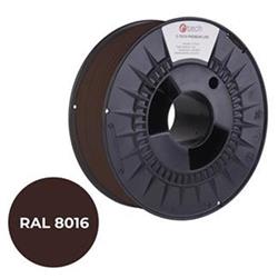 Tisková struna (filament) C-TECH PREMIUM LINE, PLA, mahagonová hnědá, RAL8016, 1,75mm, 1kg