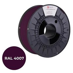 Tisková struna (filament) C-TECH PREMIUM LINE, PLA, purpurová fialková, RAL4007, 1,75mm, 1kg