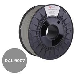 Tisková struna (filament) C-TECH PREMIUM LINE, PLA, šedý hliník, RAL9007, 1,75mm, 1kg