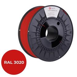 Tlačové vlákno C-TECH PREMIUM LINE, PETG, transportná červená, RAL3020, 1,75 mm, 1 kg