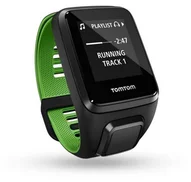 TomTom Runner 3 Cardio + Music (S), černá/zelená