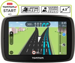TomTom START 40 Europe LIFETIME mapy