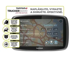 TomTom TRUCKER 6000 LIFETIME SERVICES, LIFETIME mapy