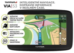 TomTom VIA 53 Europe (48 zemí) LIFETIME mapy