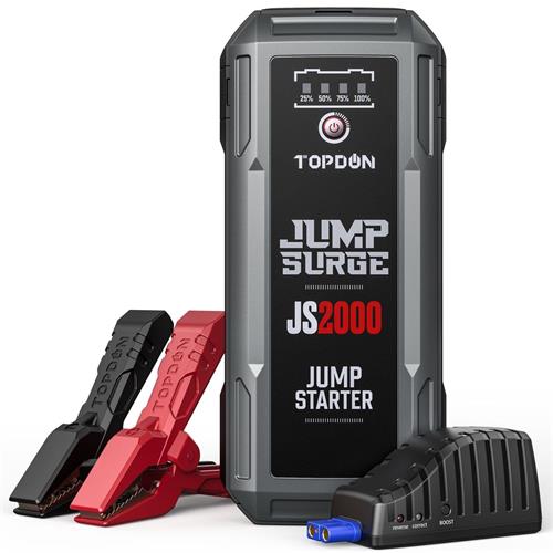 TOPDON Car Jump Starter JumpSurge 2000, 16000 mAh