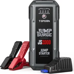 TOPDON Car Jump Starter JumpSurge 2000, 16000 mAh