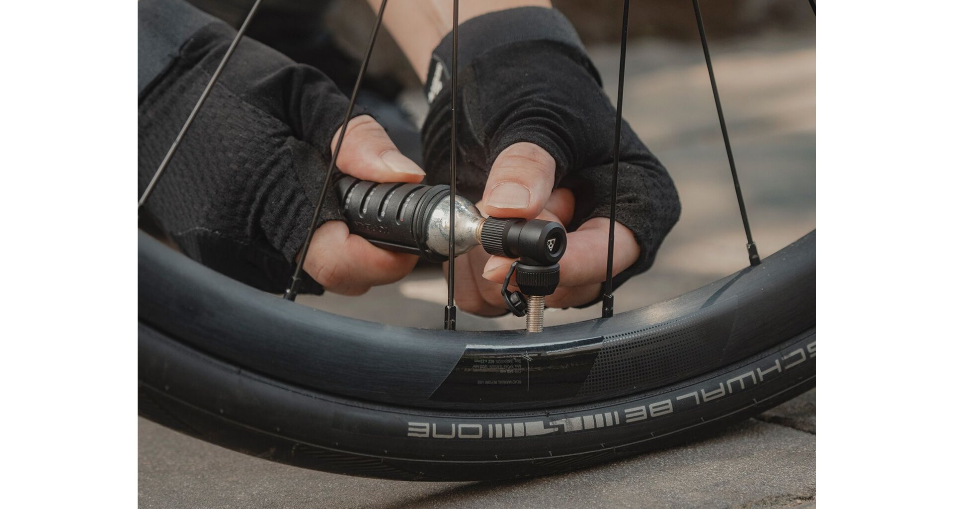 TOPEAK pumpa NANO AIRBOOSTER L + 25g CO2 náplň