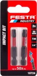 Torzný bit FESTA INDUSTRY T30 50 mm S2 1/4" 2 ks