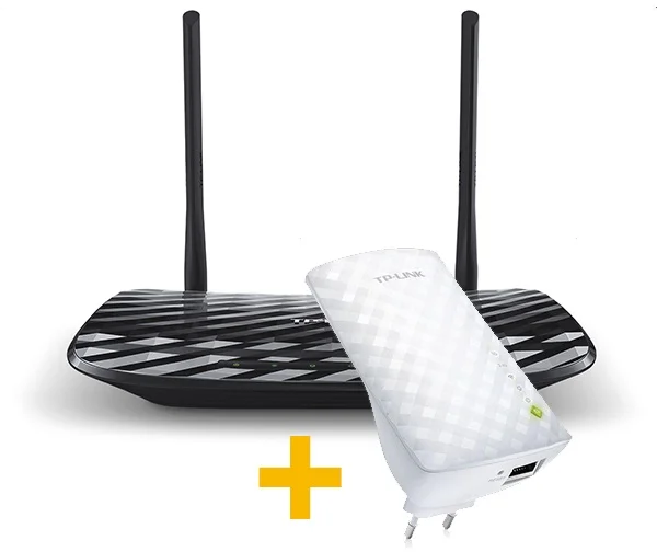 TPLINK Archer C2 + RE200 (Archer C2+RE200) TSBOHEMIA.CZ