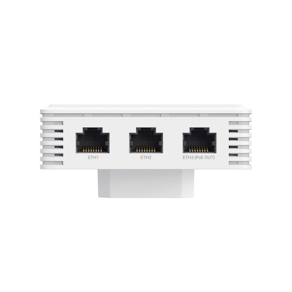 TP-Link EAP725-Wall Omada BE3600 AP DualBand Wi-Fi 7, 688 Mbps 2,4 GHz + 2882 Mbps 5 GHz, 1x 2,5GWAN, 1x 2,5GLAN, 2x GLAN