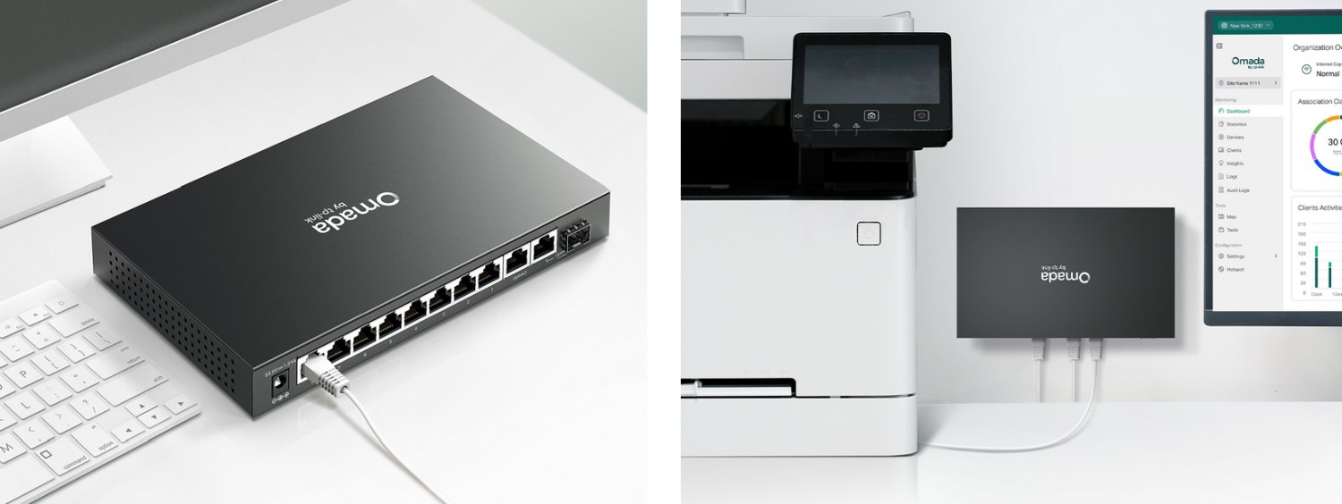 TP-Link ES210GP Omada průmyslový Easy PoE Switch
