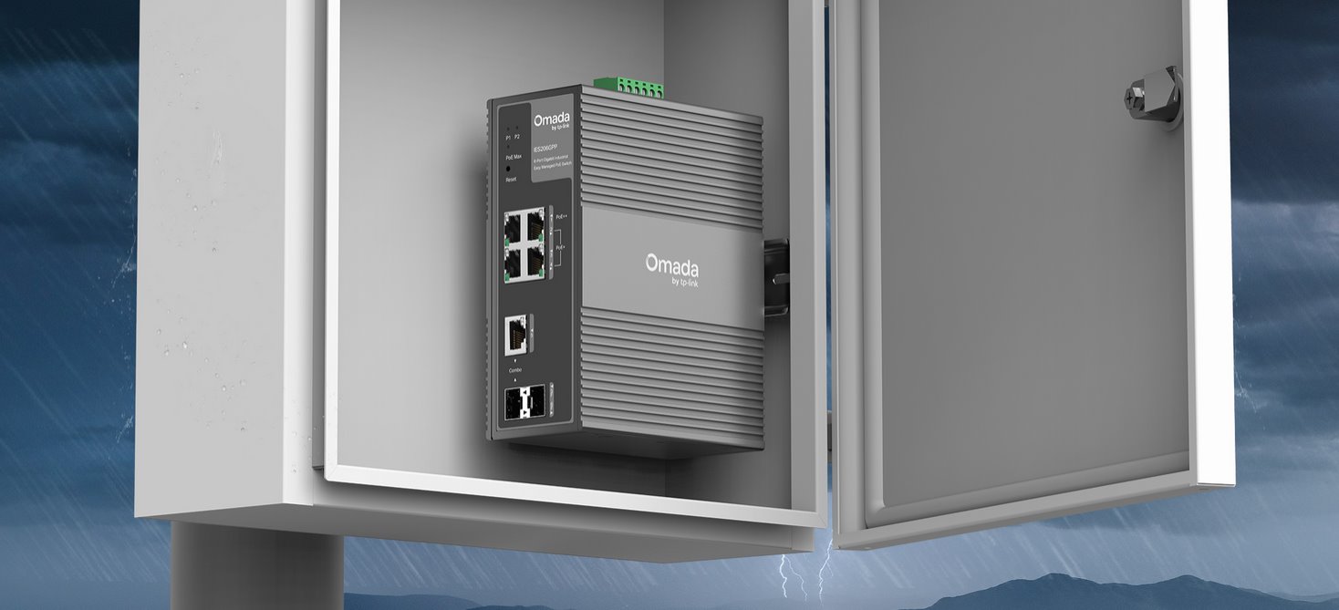 TP-Link IES206GPP Omada průmyslový Easy PoE Switch