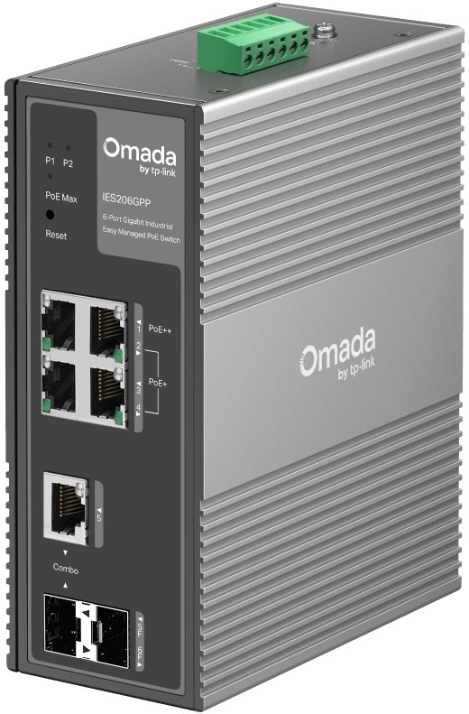 TP-Link IES206GPP Omada průmyslový Easy PoE Switch