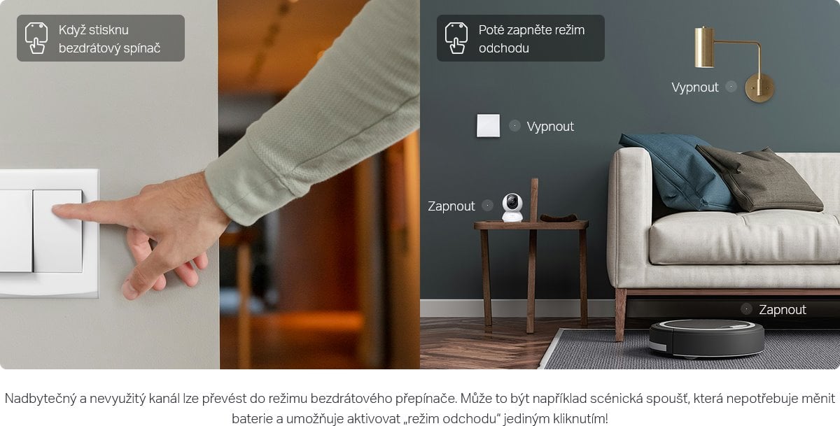TP-Link Tapo S112 Chytrý modul přepínače a ovládání rolet
