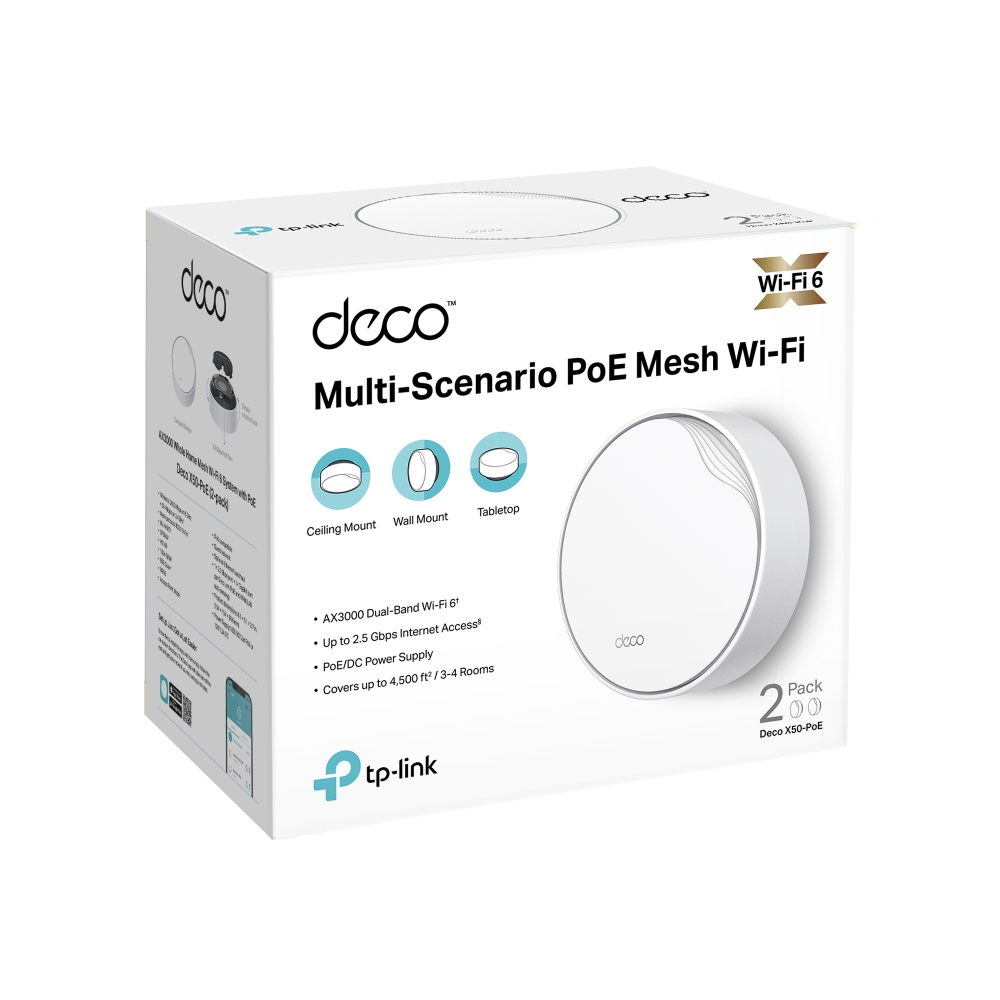 TPLink Deco X50-PoE(2-pack)