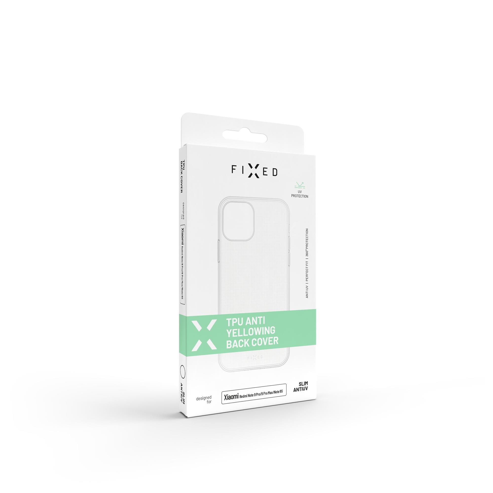 TPU gélové puzdro FIXED Slim AntiUV pre Apple iPhone 14, číre