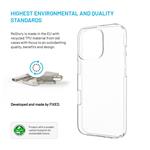 TPU gélový kryt FIXED ReStory AntiUV pre Apple iPhone 16 Pro, číry